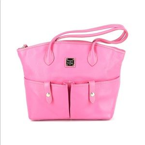 Dooney & Bourke Leather Shoulder Bag - Pink